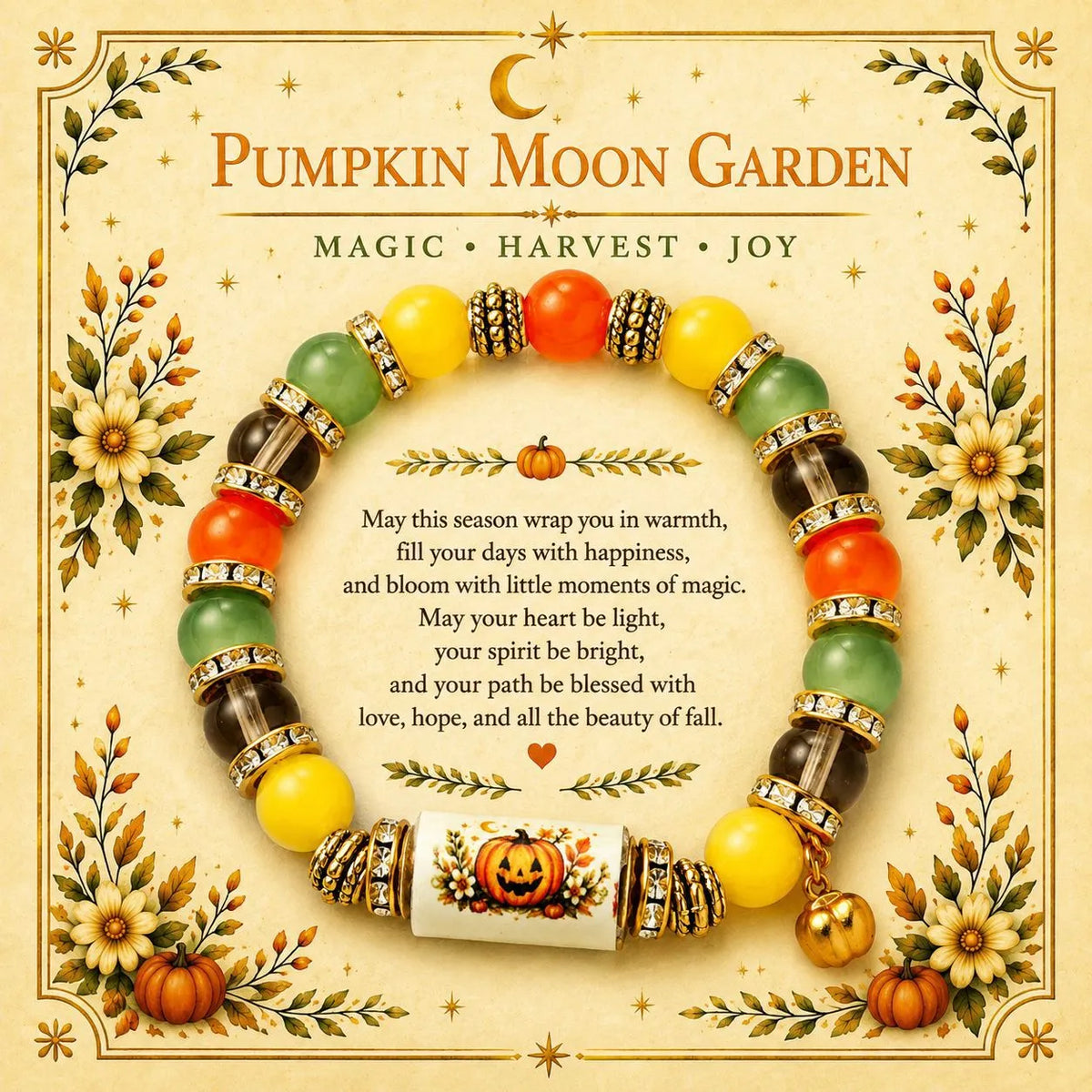 The Nightfall Pumpkin Bracelet