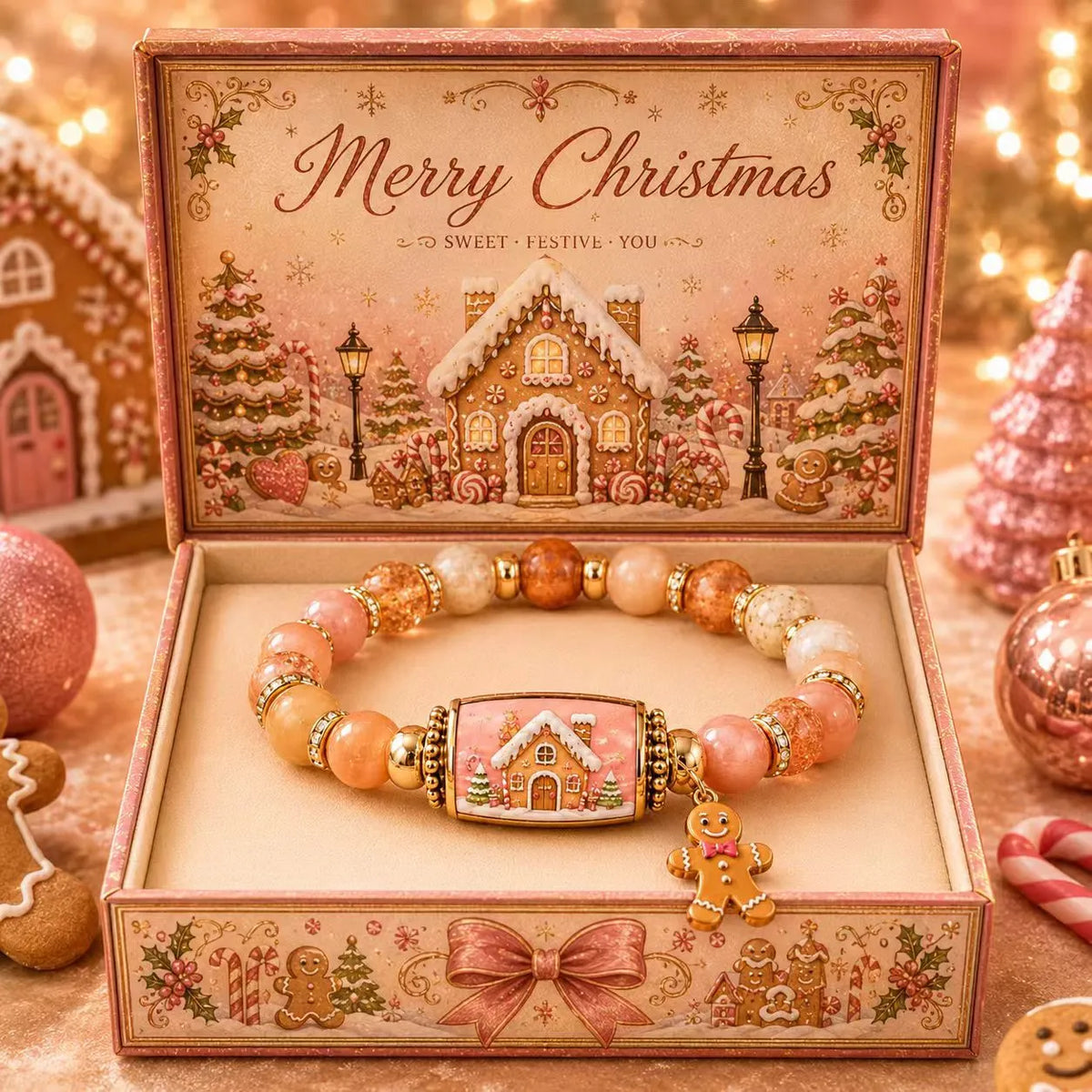 The Noel Christmas Cottage Bracelet